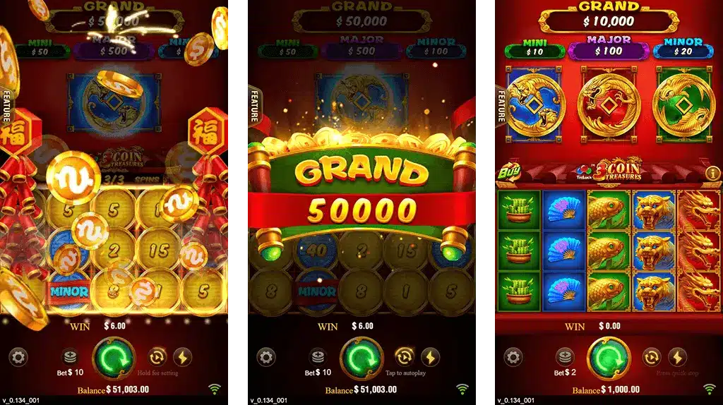 3 Coins Odds96Casino Bonus
